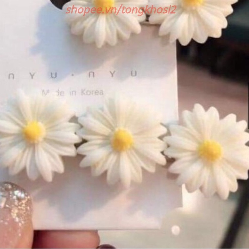 Sale Set 2 kẹp tóc 5 hoa cúc siêu đẹp Hot