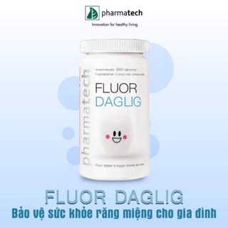 Combo 50 viên Kẹo ngậm chống sâu răng và chống ê buốt răng FLUOR DAGLIG
