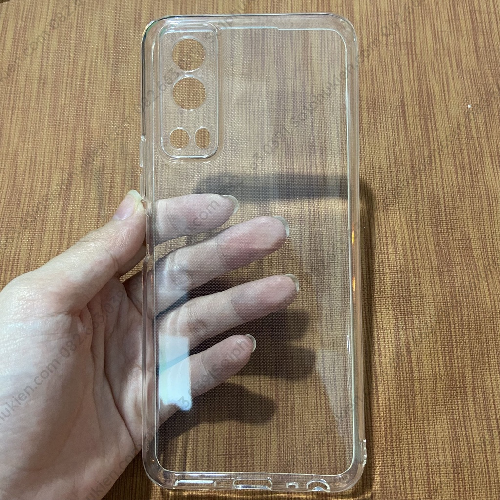 Ốp lưng Vivo Y72 5G/ Y53s 5G/ Y52 5G loại chống sốc và loại dẻo trong bảo vệ cam bền đẹp