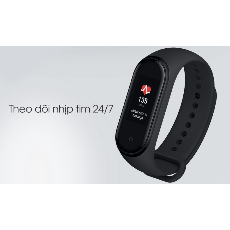 Vòng đeo tay thông minh theo dõi sức khỏe Xiaomi Mi Band 4 - Hapos BH 1 tháng