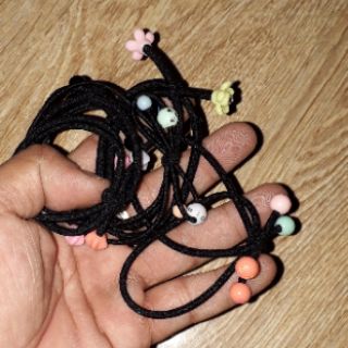 Combo 5 chiếc cột tóc đen 2 dây có 5 mẫu khác nhau