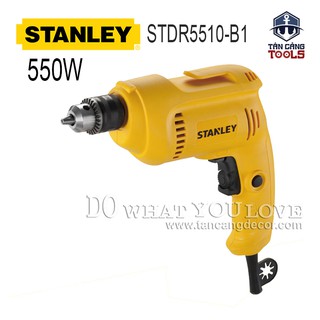 Máy khoan kim loại stanley stdr5510-b1 550w