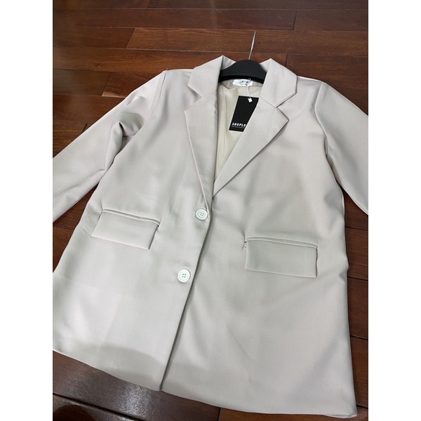 áo blazer nữ 2 lớp, áo vest dài tay cao cấp 2 màu đen/nâu/be phong cách hàn quốc - Thời trang SHOPLORA