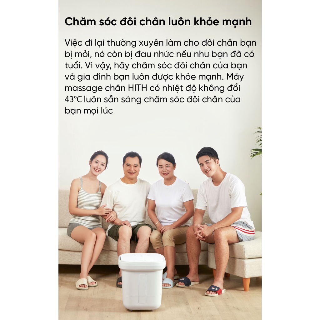 Bồn ngâm chân thông minh HITH ZMZ-Q2