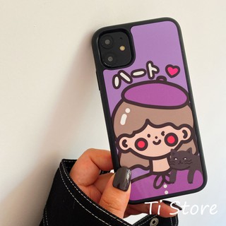 Ốp Lưng Girl Cat 2 iP [ TI STORE ]