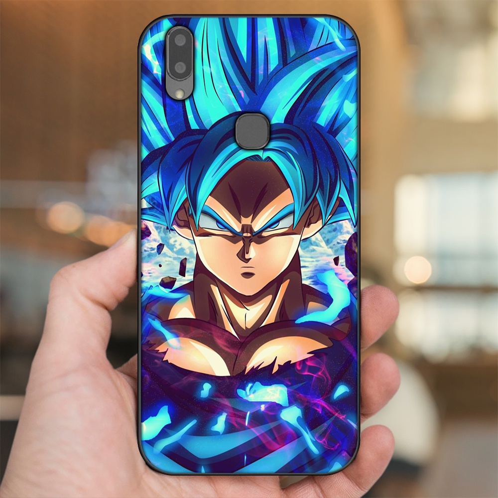 Ốp lưng Vivo V9, Y85, V11i viền đen in hình Goku Dragon Ball