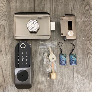 Khóa cổng thông minh Vân Tay, mật mã, chìa khóa...HP01