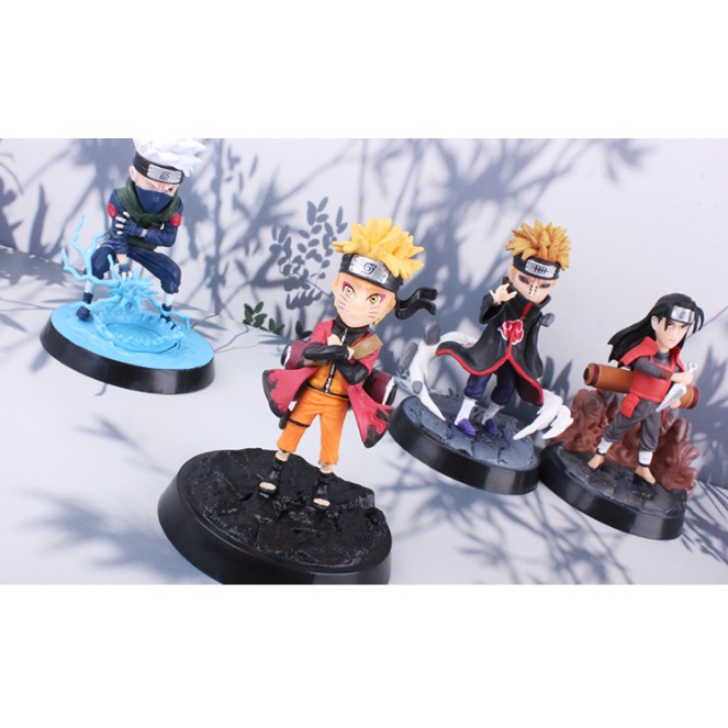 Mô Hình Naruto Figure Đệ Nhất Pain Kakashi Chibi Decor Trang Trí Bàn Làm Việc Bàn Học Phòng Ngủ MH54