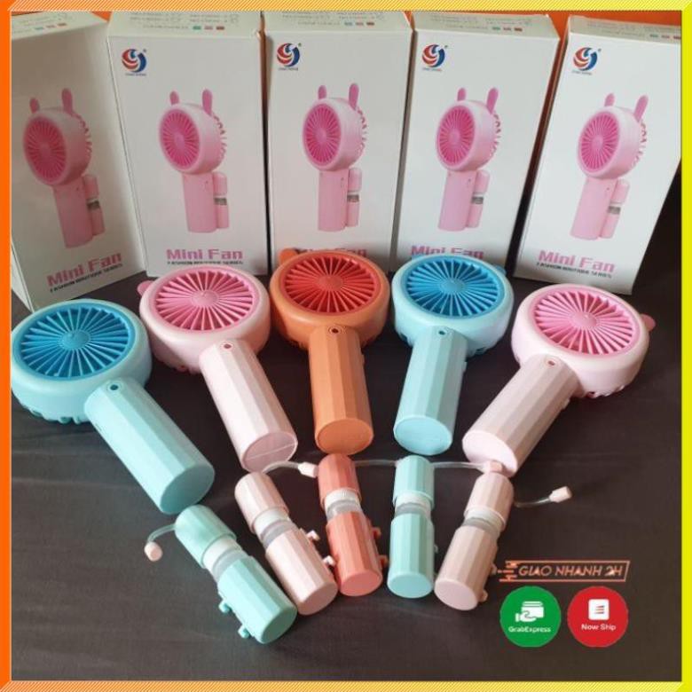 Quạt phun sương mini tích điện cầm tay , Quạt Mini Tích Điện Phun Hơi Nước Tạo Ẩm - Hàng loại 1 | BigBuy360 - bigbuy360.vn