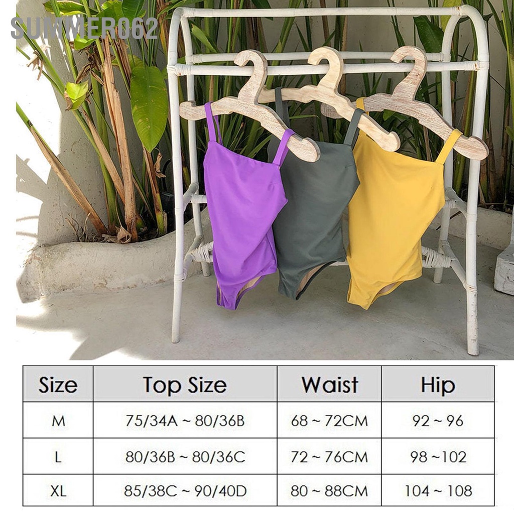 Summer062 Phụ nữ Áo tắm Một mảnh không lưng để bơi Bãi biển suối nước nóng