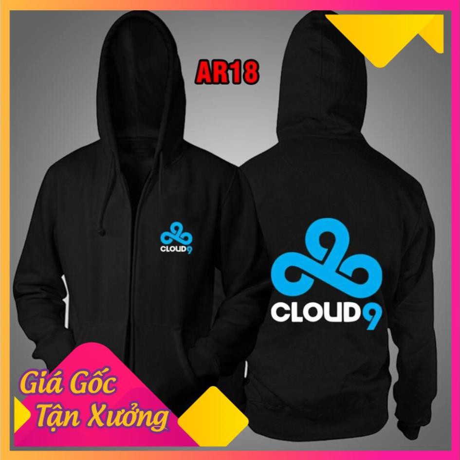 🔥sale sốc🔥 [SIÊU RẺ] Áo khoác đen Cloud9 - áo team liên minh huyền thoại đẹp nhất  rẻ chất lượng