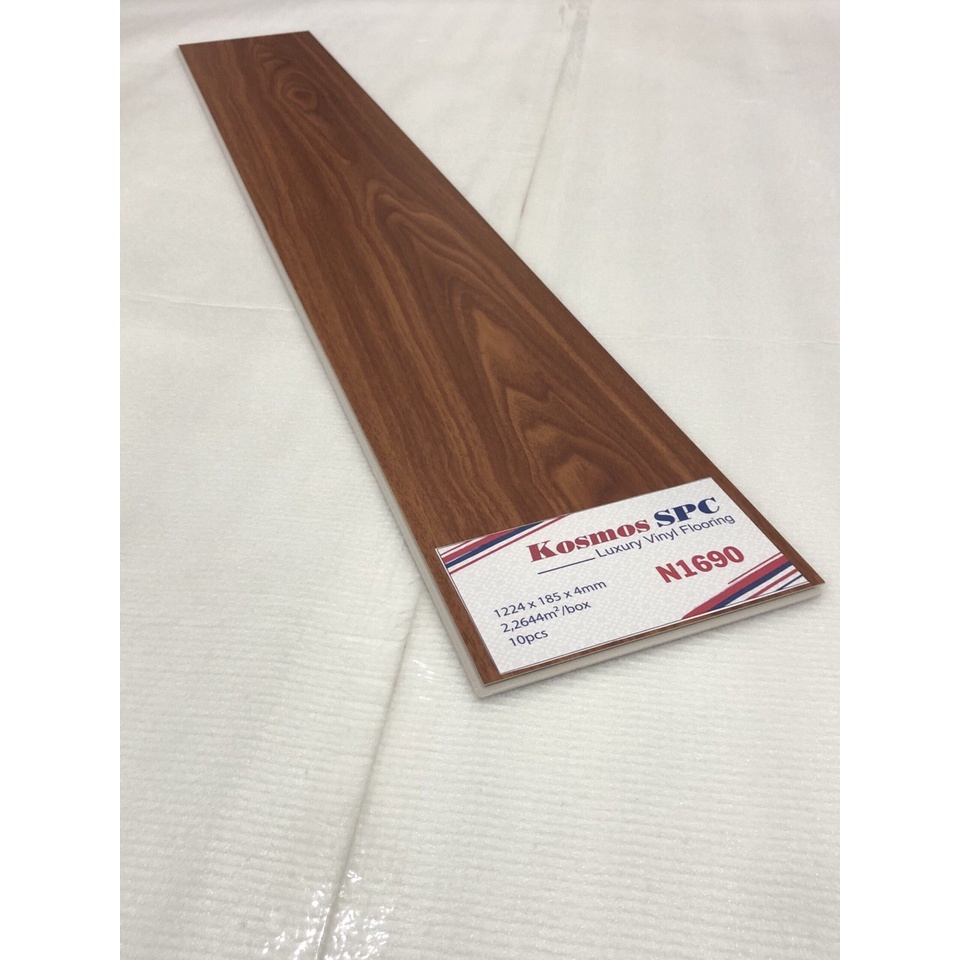 Sàn nhựa hèm khoá Kosmos N1683, dày 4mm, nhận thi công lắp đặt