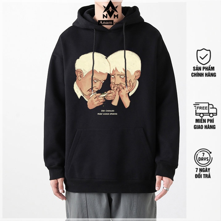Áo Hoodie Nam Nữ NOTGOOD Form Rộng Unisex Vải Xịn