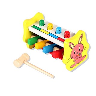 Đồ chơi gỗ - Đập chuột hình thỏ