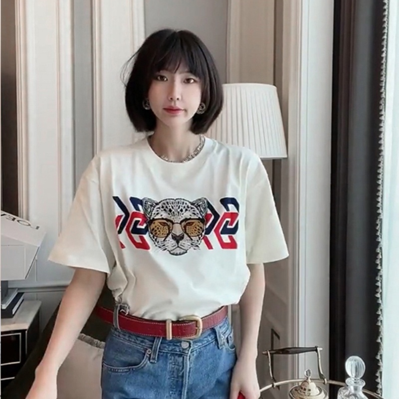 NRVP Áo Thun Cổ Tròn Ngắn Tay Thời Trang Mùa Hè Hàn Quốc 2022 Dành Cho Nữ