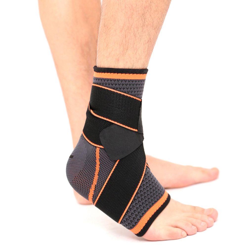 1 Đai Quấn Bảo Vệ Mắt Cá Chân Bằng Nylon Co Giãn Thiết Kế Kiểu Dệt 3D