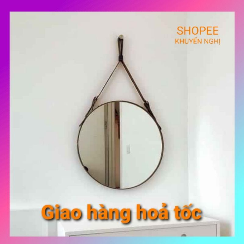 Gương dây da treo tường (LOẠI ĐẸP)