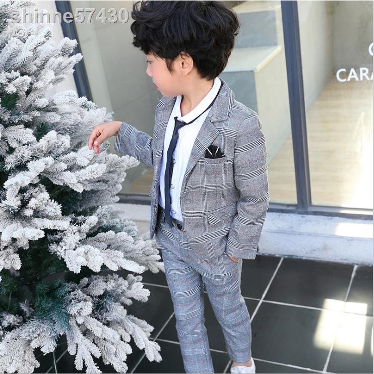 Đồ vest sọc trẻ em cho bé nam phong cách lịch lãm