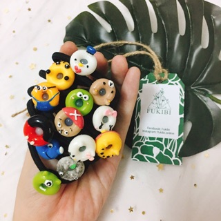 KẸP TĂM, CỘT TÓC DONUT THÚ ẢNH THẬT