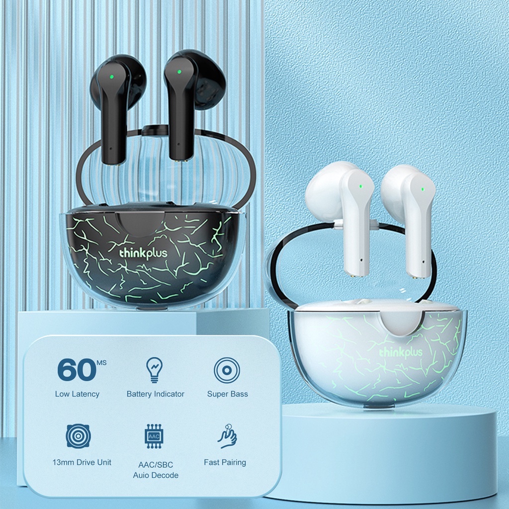 Tai nghe nhét tai TWS Bluetooth 5.1 âm thanh sống động chất lượng cao cho Lenovo XT95 Pro