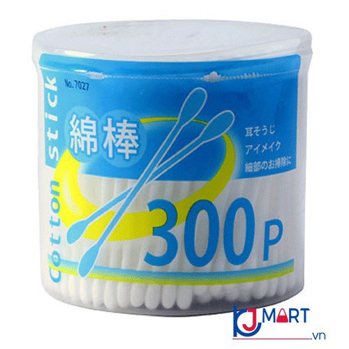 Hộp 300 bông ngoáy tai Makoto hàng Nhật Bản đầu bông chất liệu cotton cao cấp