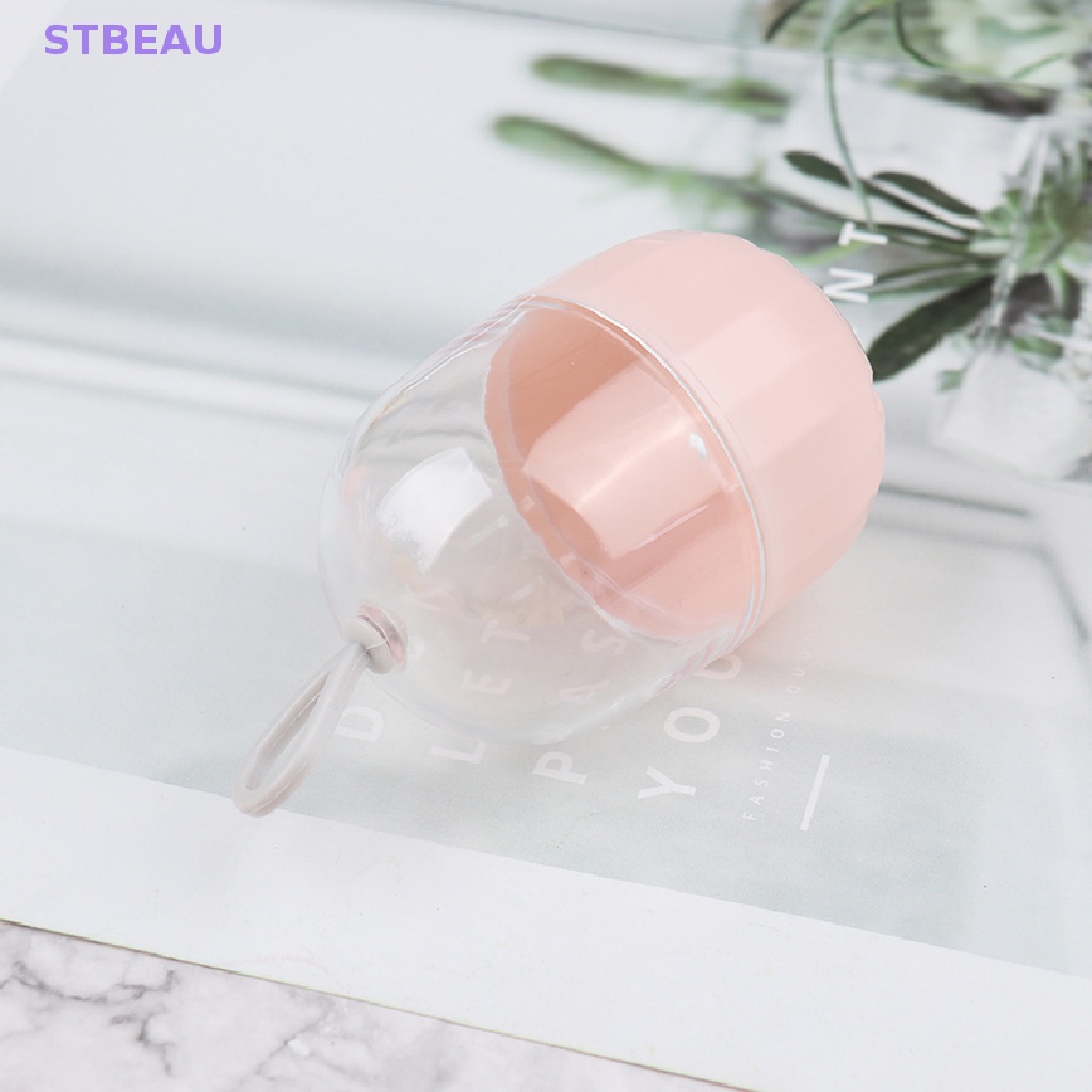 [Cxsteau] 1 Hộp Đựng Mút Trang Điểm Làm Đẹp Có Giá Đỡ Bông Mút Trang Điểm MME