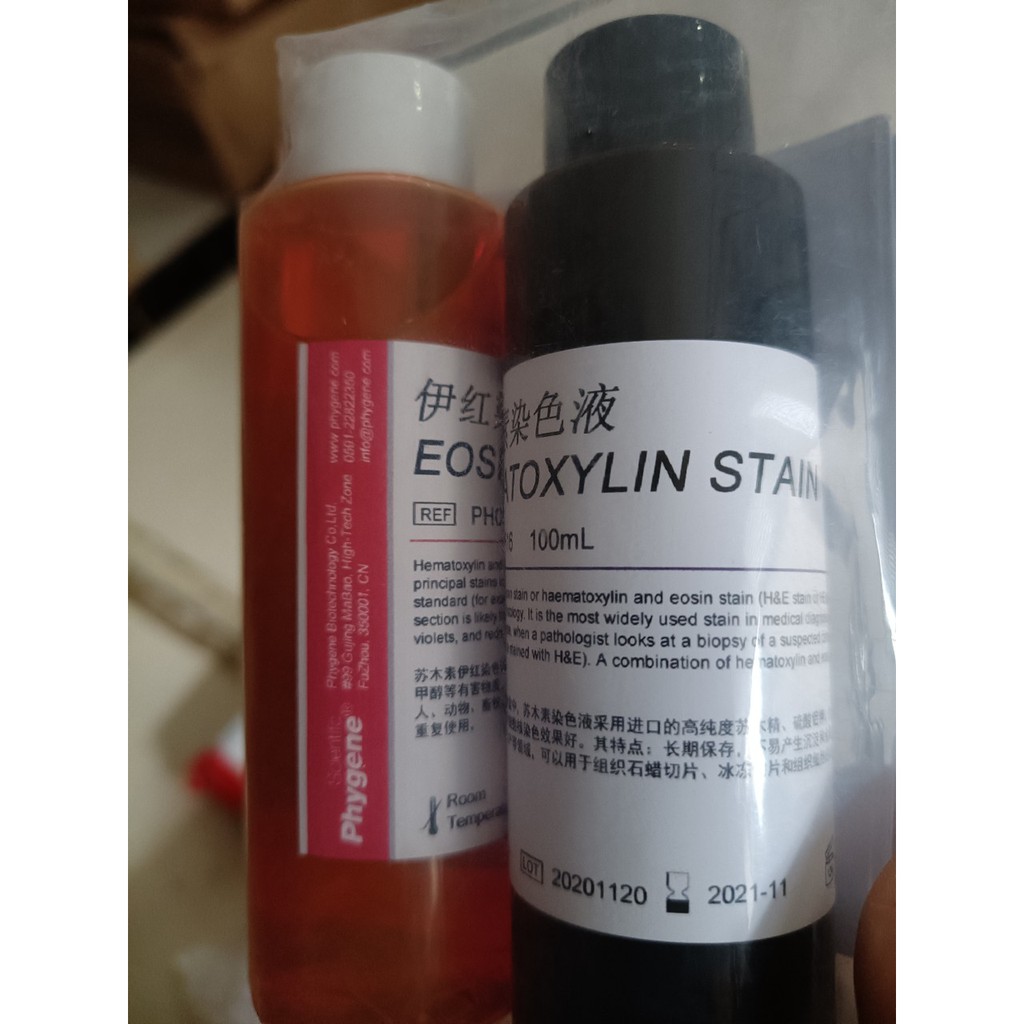 Bộ nhuộm Hematoxylin và eosin (Mỗi Chai 100ml)