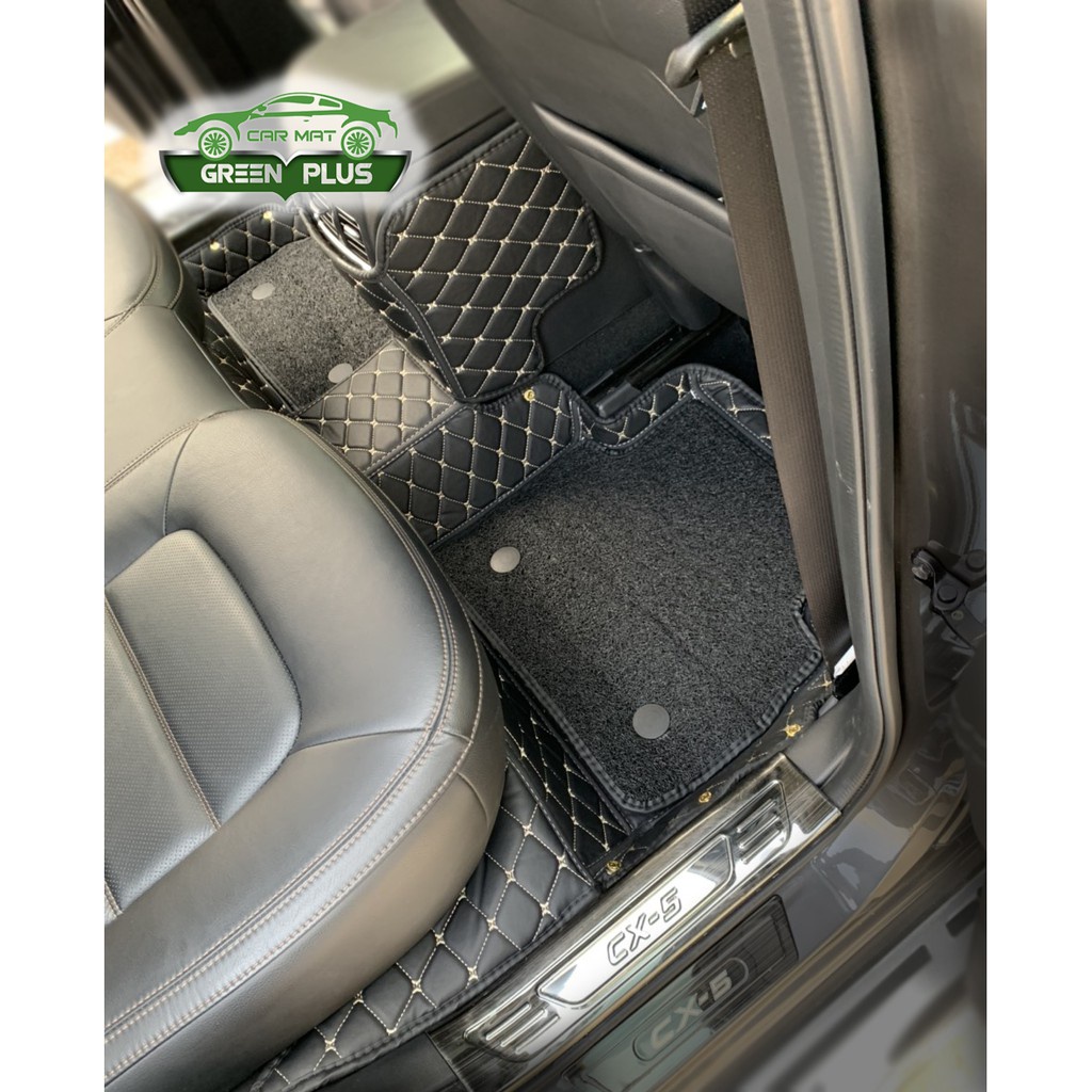 Thảm lót sàn ô tô 6D Mazda Cx5  chống nước, không mùi, phủ kín 90% sàn xe