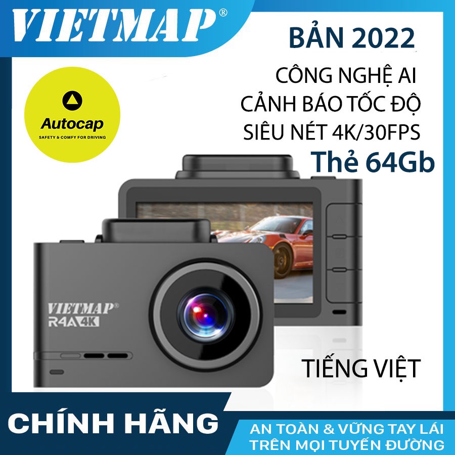 Camera hành trình ô tô VIETMAP R4A tặng thẻ nhớ Class 10