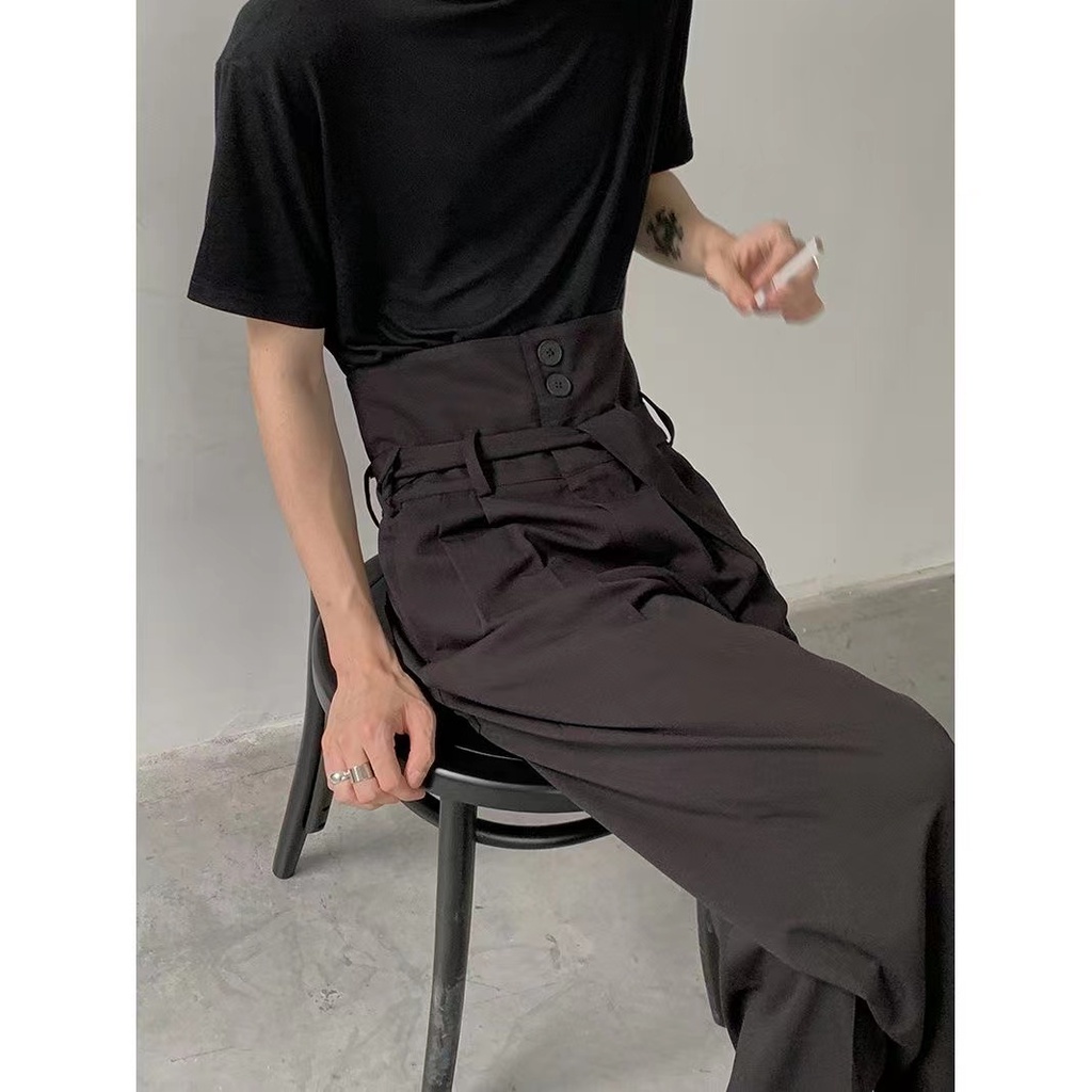 Quần Dài Lưng Cao Kiểu Dáng Đơn Giản Phong Cách Nhật Bản Cho Bé Trai