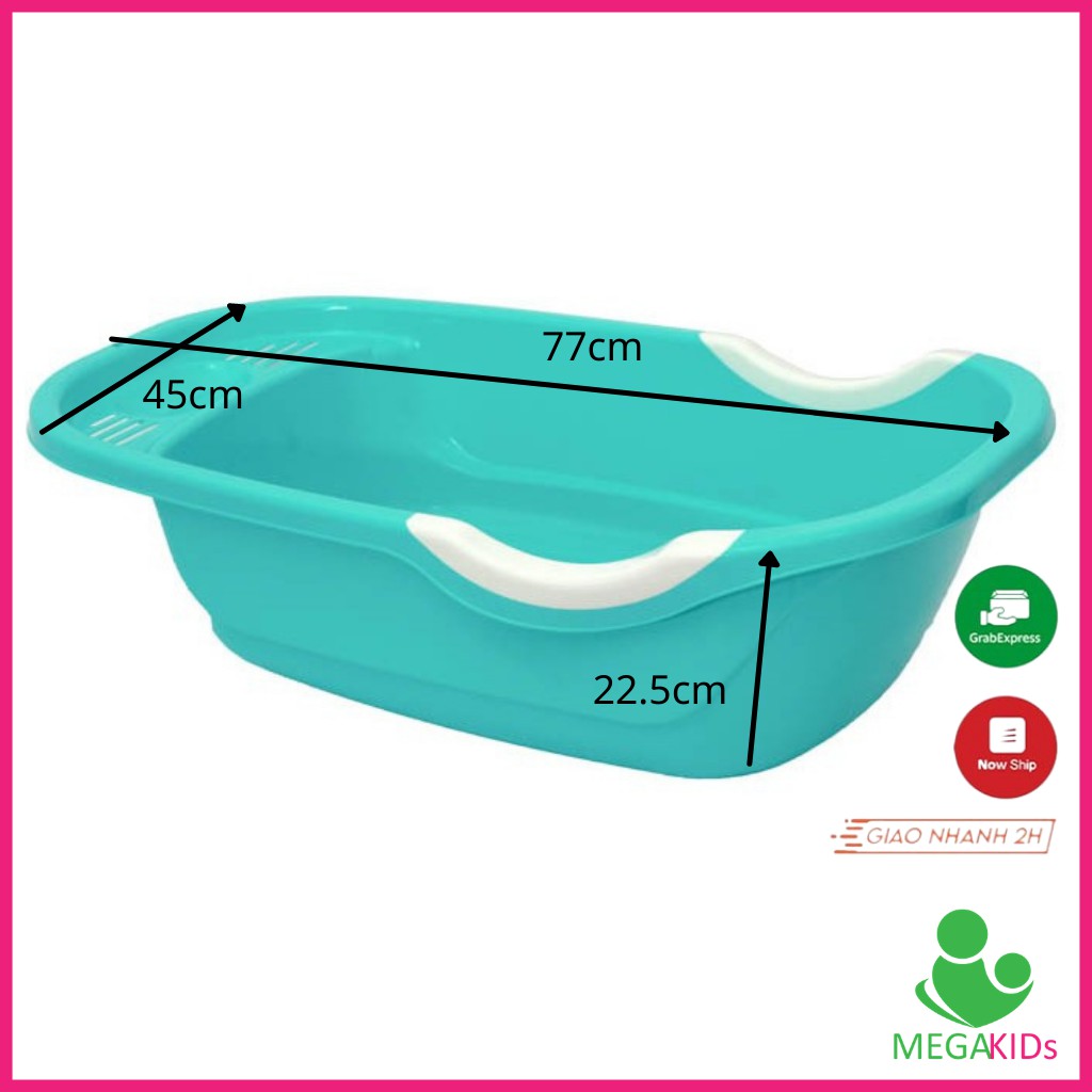 Chậu Tắm Hàn Quốc - 2648 (kích thước 77 x 45 x 22.5 cm)