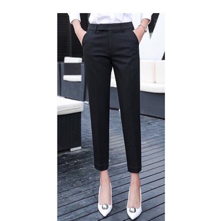 Quần âu nữ vải trượt nhung Hàn cao cấp(siêu cao cấp)