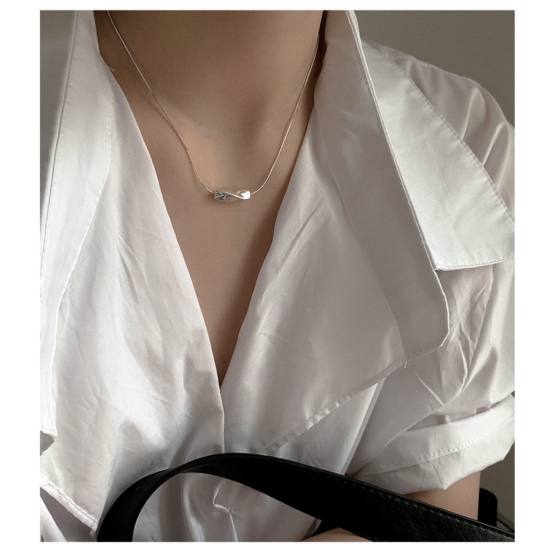 Dây chuyền kiểu chuỗi xương rắn đơn giản thời trang mùa hè đơn giản