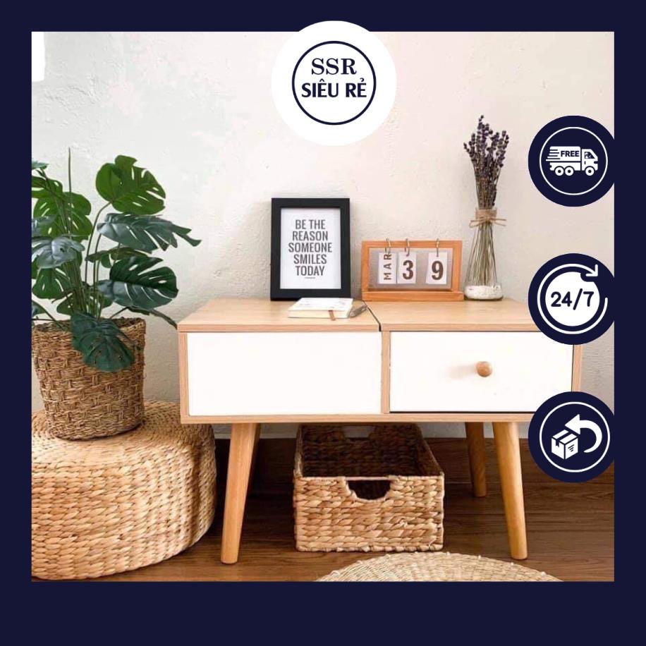 Bàn Trang Điểm - Bàn Phấn Mini Ngồi Bệt Có Gương Gỗ MDF Nhập Khẩu Siêu Bền (HÀNG CAO CẤP) (LA310372)