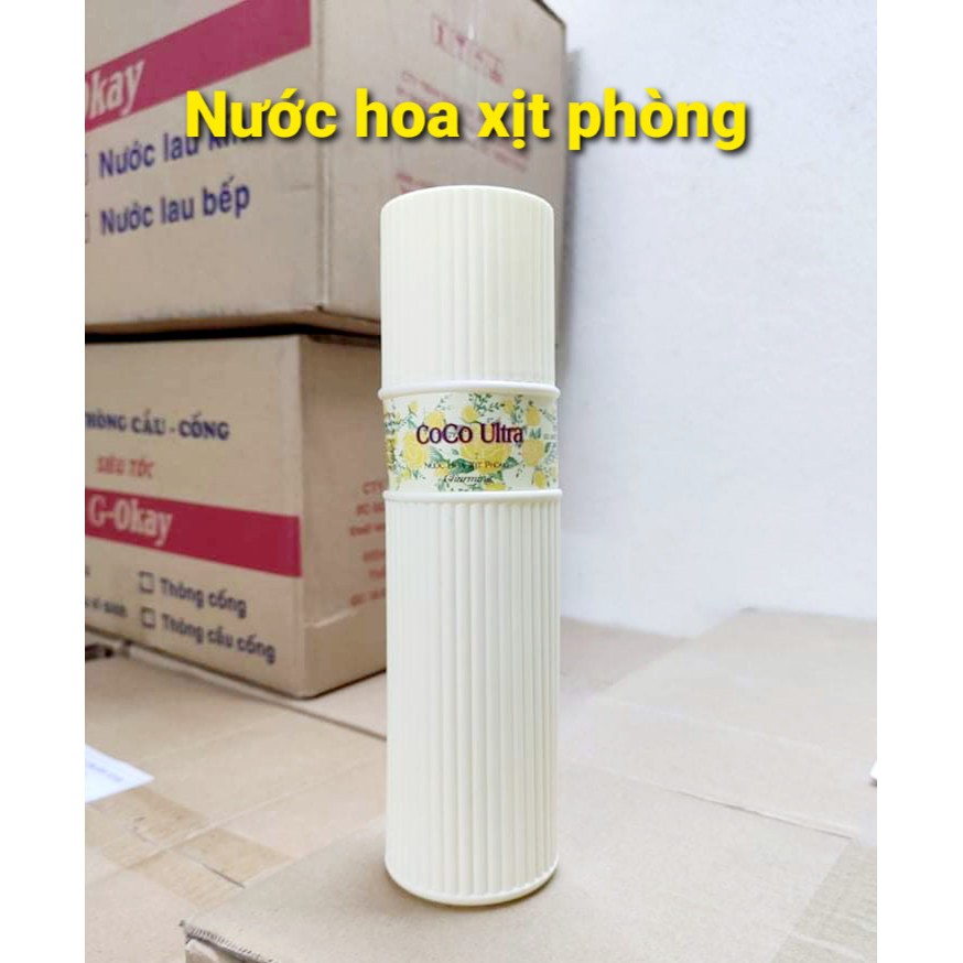 NƯỚC HOA XỊT PHÒNG SIÊU THƠM COCO ULTRA CHAI 400ML