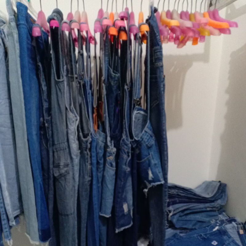 quần yếm jean chốt live