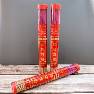 Hương nhang ống thảo mộc đậu tàn tự nhiên nắp đỏ Đông Thành