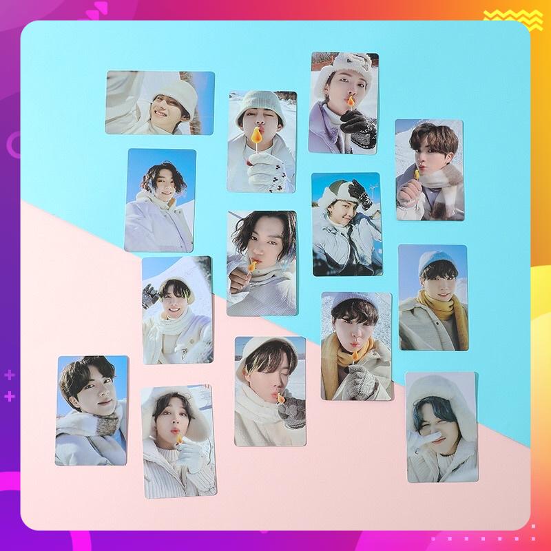 Bộ 7 Ảnh Lomo Card Nhóm Nhạc Bts Mùa đông Winter Package