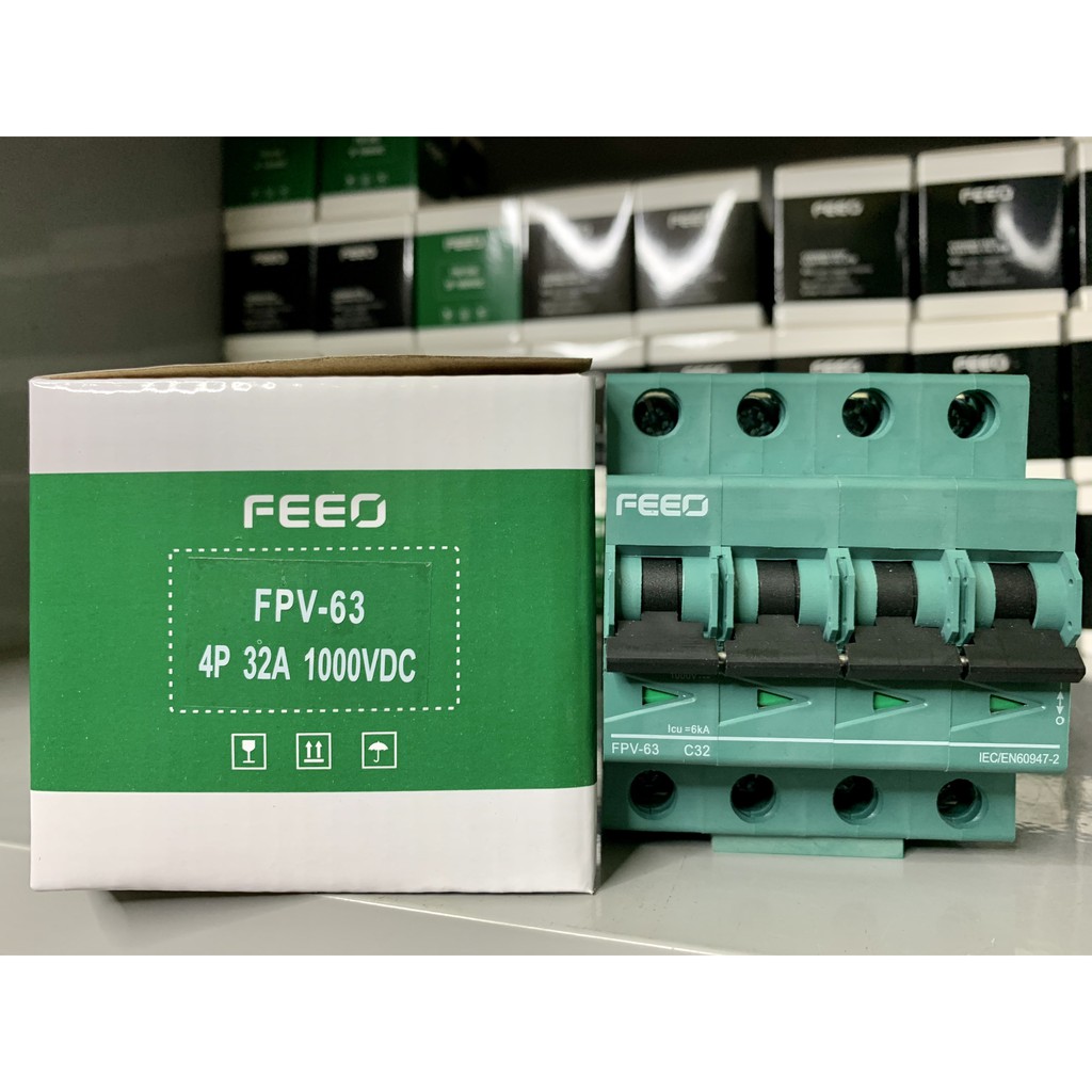 Aptomat an toàn MCB DC 2P/4P 800V-1000VDC - FEEO