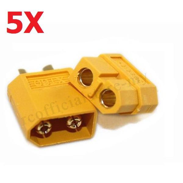 Xt60 xt-60 male female bullet connectors plugs