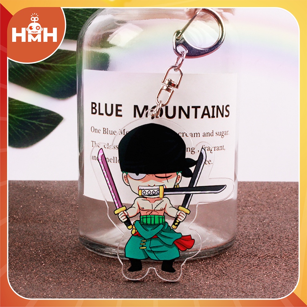 Móc khóa anime ép 2 mặt dày chất liệu  Acrylic nhân vật One Piece, Jujutsu Kaisen, One Punch Man,...dễ thương, sắc nét