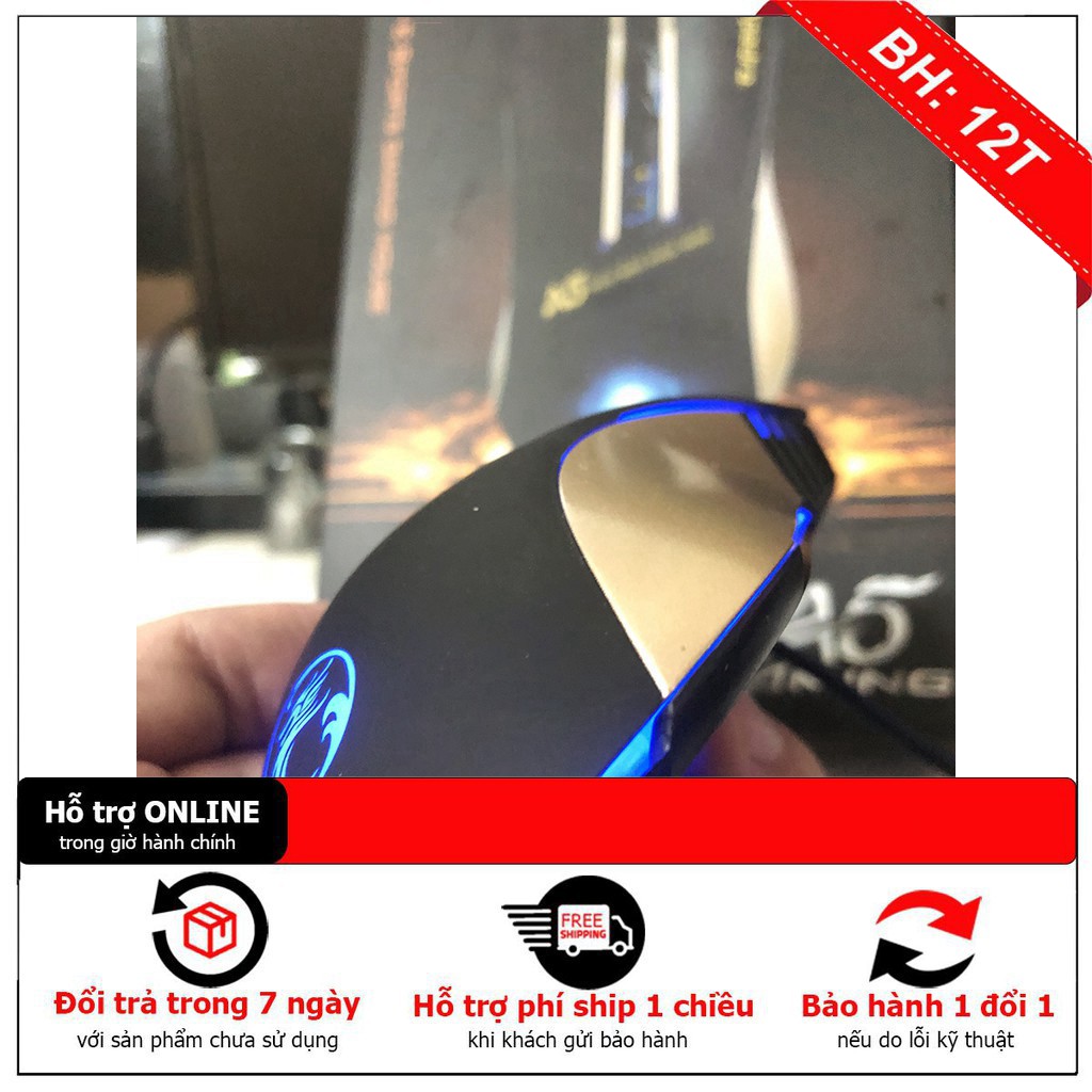 Chuột Gaming Apedra A5 - Led RGB - Bảo hành 12 tháng chính hãng