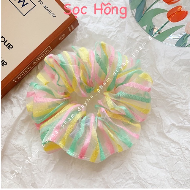✨VẢI VOAN SỌC COLOR CUTE✨