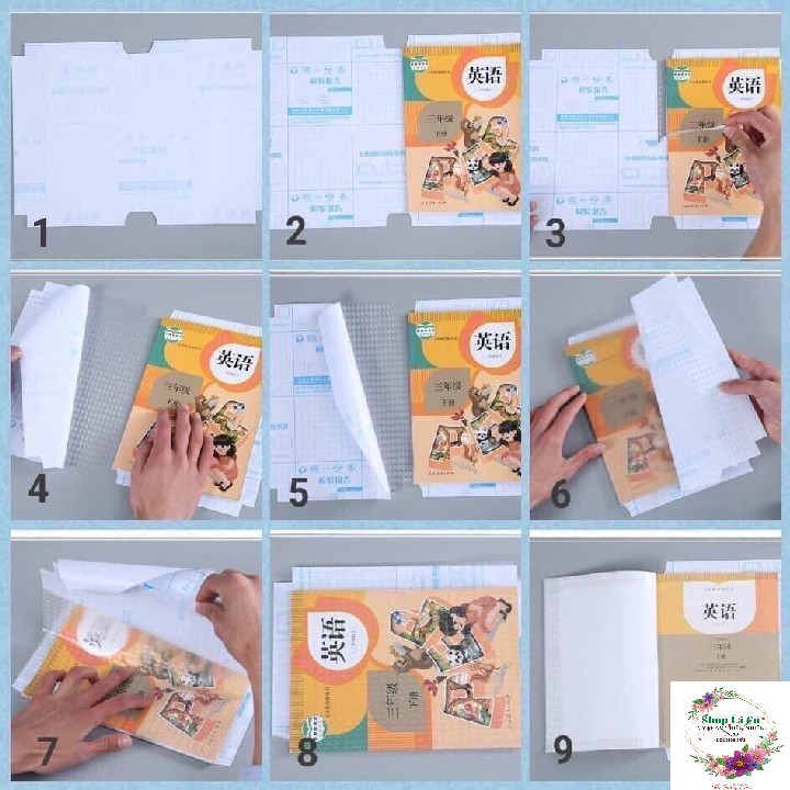 Bọc vở sách decal silicon cho bé chắc chắn, bền đẹp, tiện lợi, dễ sử dụng