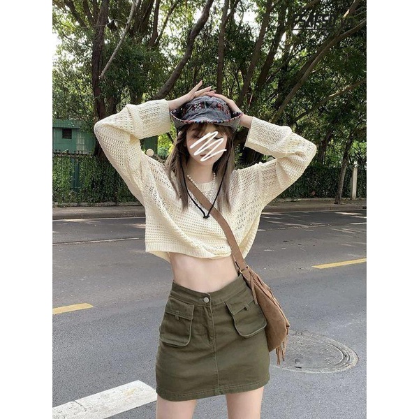 Chân Váy Chữ A Lưng Cao Thời Trang Mùa Hè Dành Cho Nữ