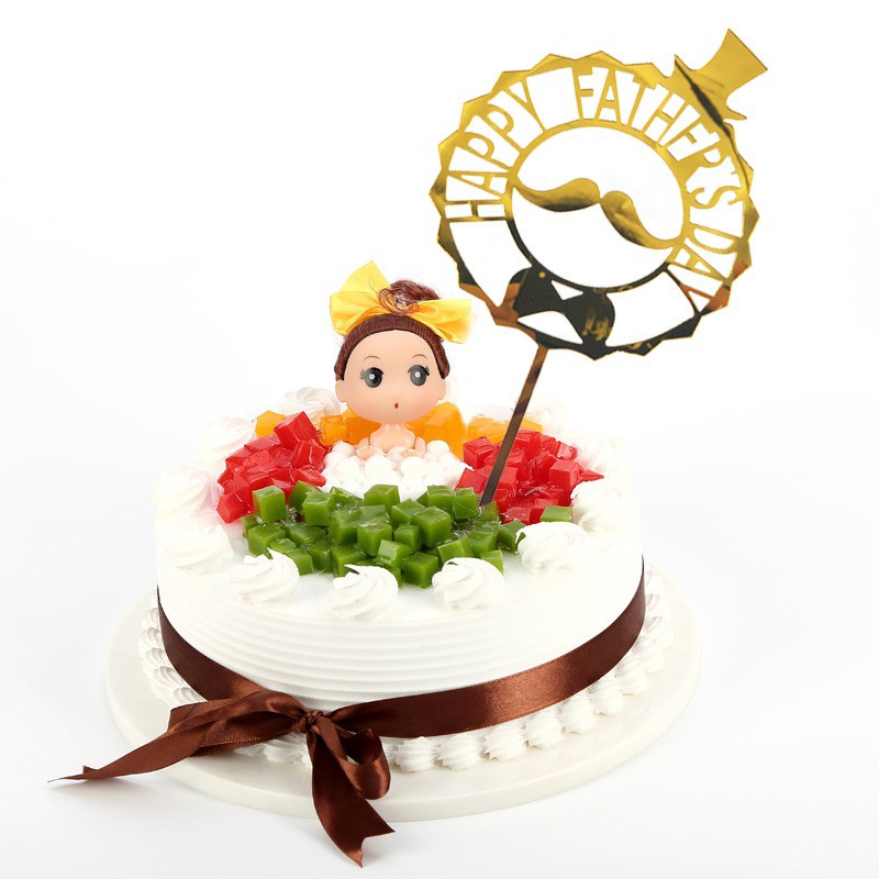 Chữ Happy Father 's Day Trang Trí Bánh Kem