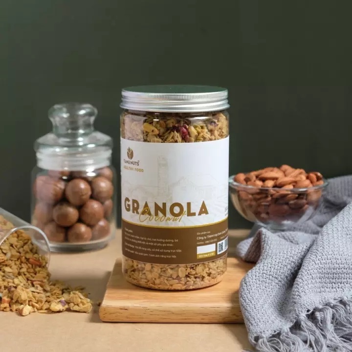 Granola Vị Dừa Healthy siêu hạt Yourshop -Ngũ cốc Ăn Kiêng YẾN MẠCH
