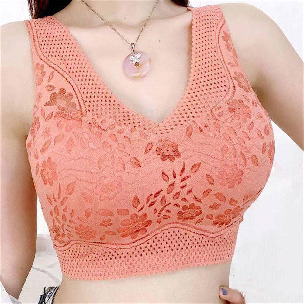 JUNE Áo Ngực Thể Thao Không Gọng Thép Lưng Trần Gợi Cảm Cho Nữ