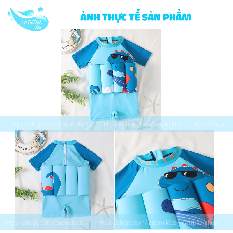 Đồ Bơi Cho Bé Trai Bé Gái Kèm Phao Tự Nổi | Đồ Bơi Liền Phao Cho Bé Cao Cấp