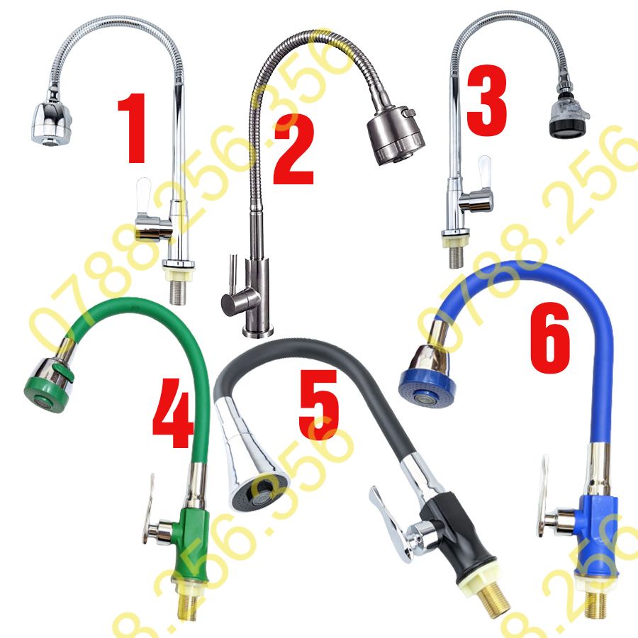 Vòi rửa chén lạnh Inox SUS 304, cần lò xo Bảo hành 2 năm - CL2019